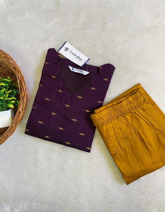 Premium Raw Silk Co-ord Sets (JOY043)