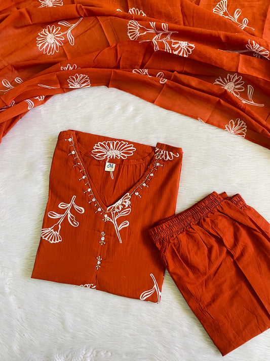 Pure Cotton Kurta Sets (JOY046)