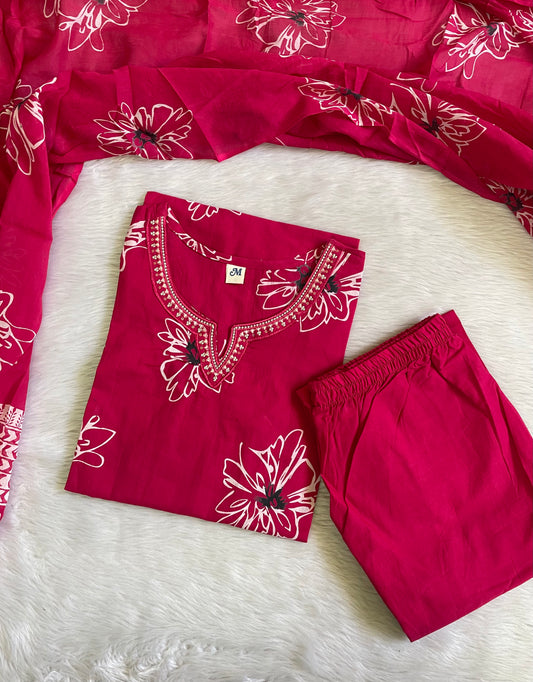 Pure Cotton Kurta Sets (JOY046)