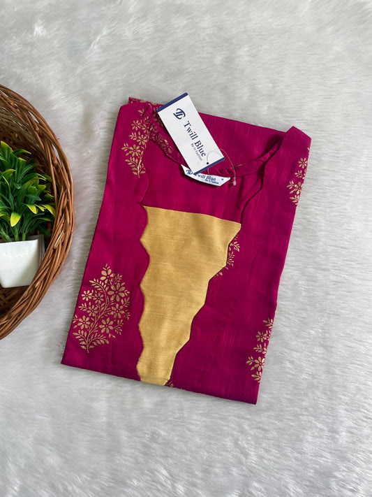 Festive Buti Silk Kurtis