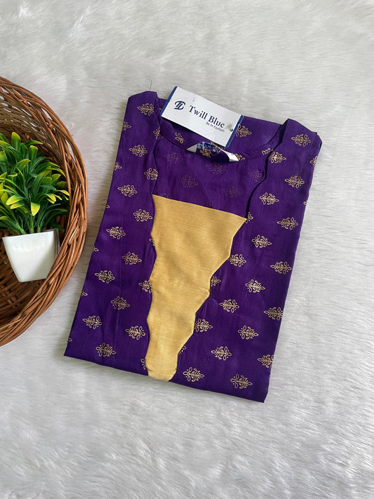 Festive Buti Silk Kurtis