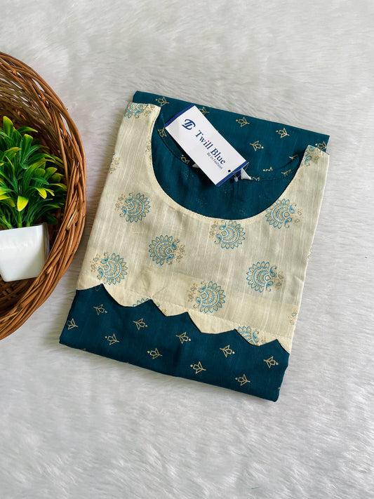 Festive Buti Silk Kurtis