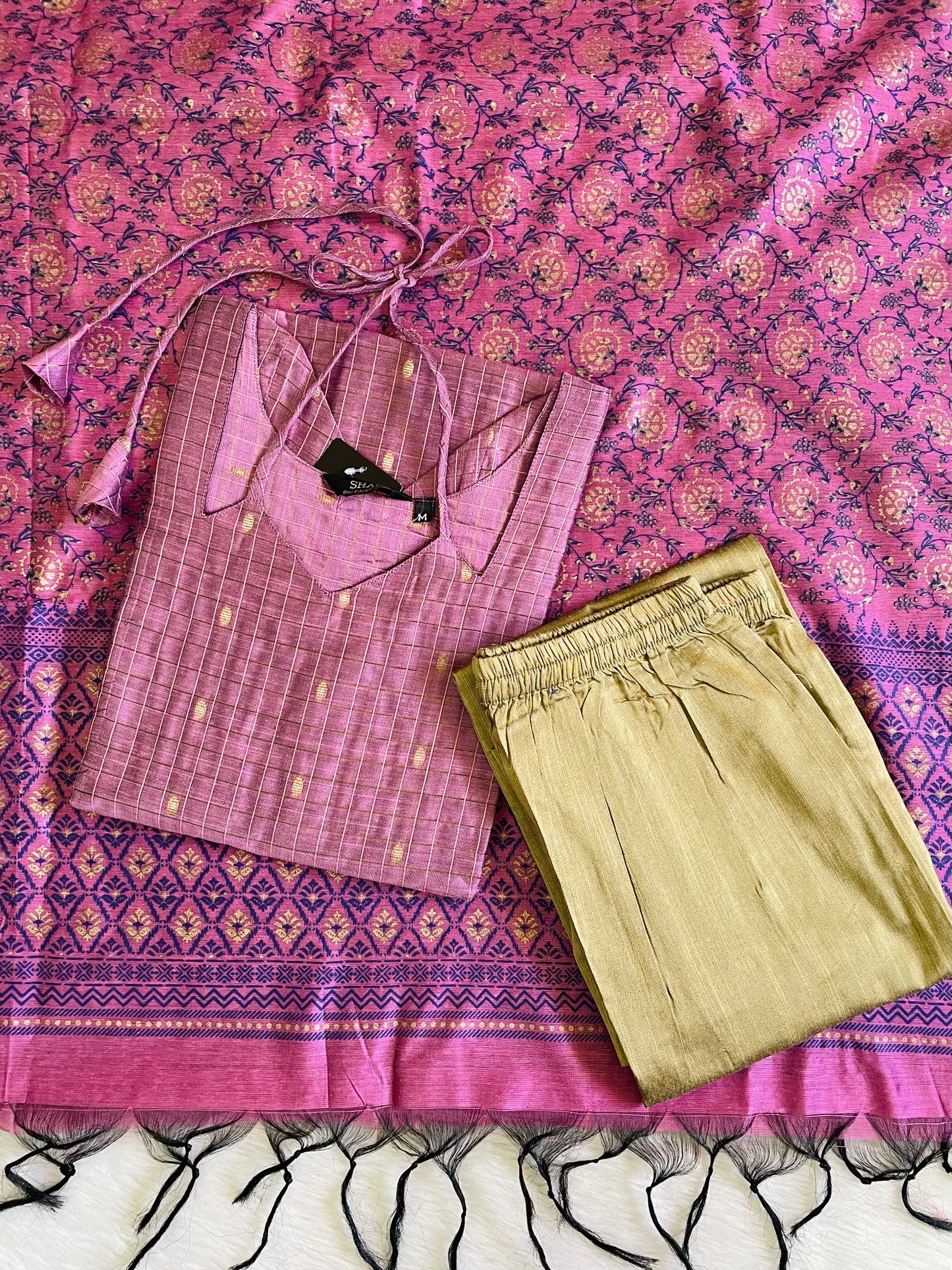 Premium Raw Silk Kurta Sets (JOY047)
