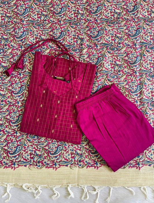 Premium Raw Silk Kurta Sets (JOY047)