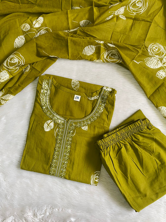 Pure Cotton Kurta Sets (JOY046)
