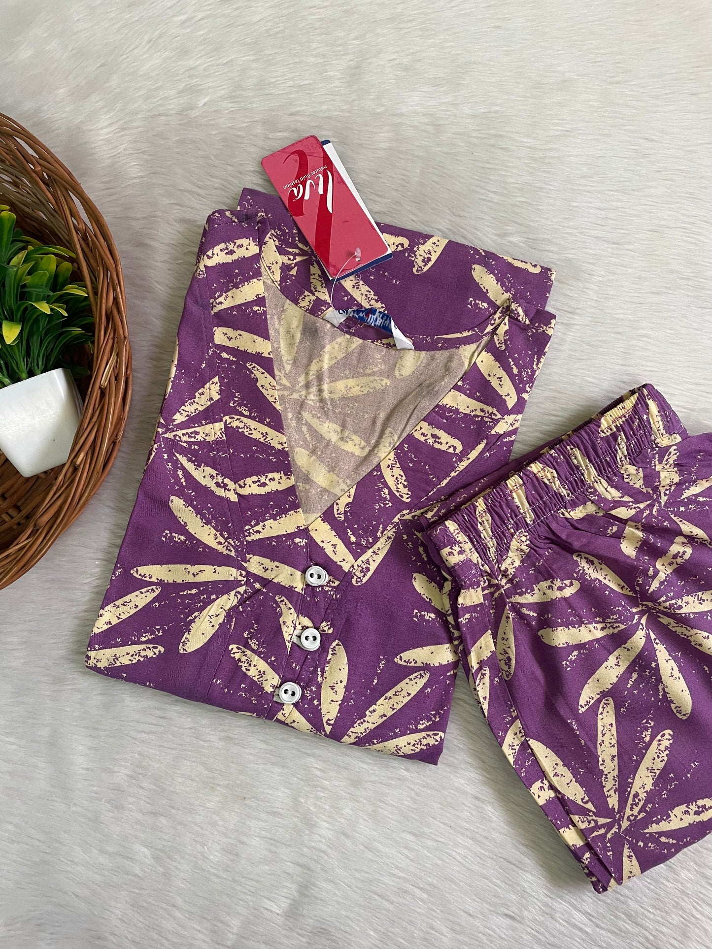 Cotton Kurta Pant Sets