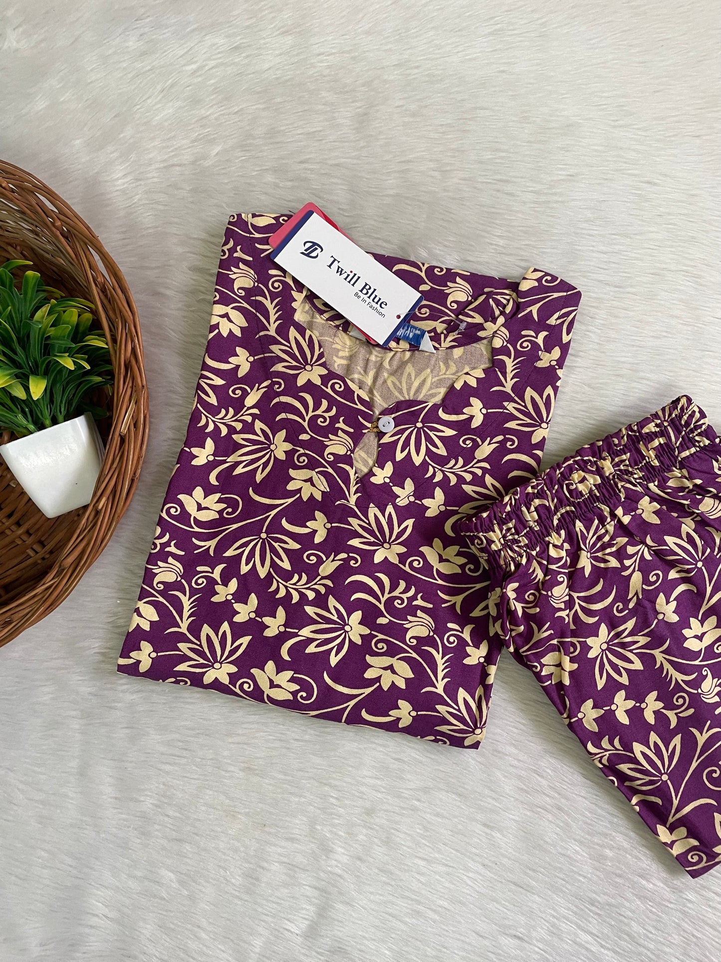 Cotton Kurta Pant Sets