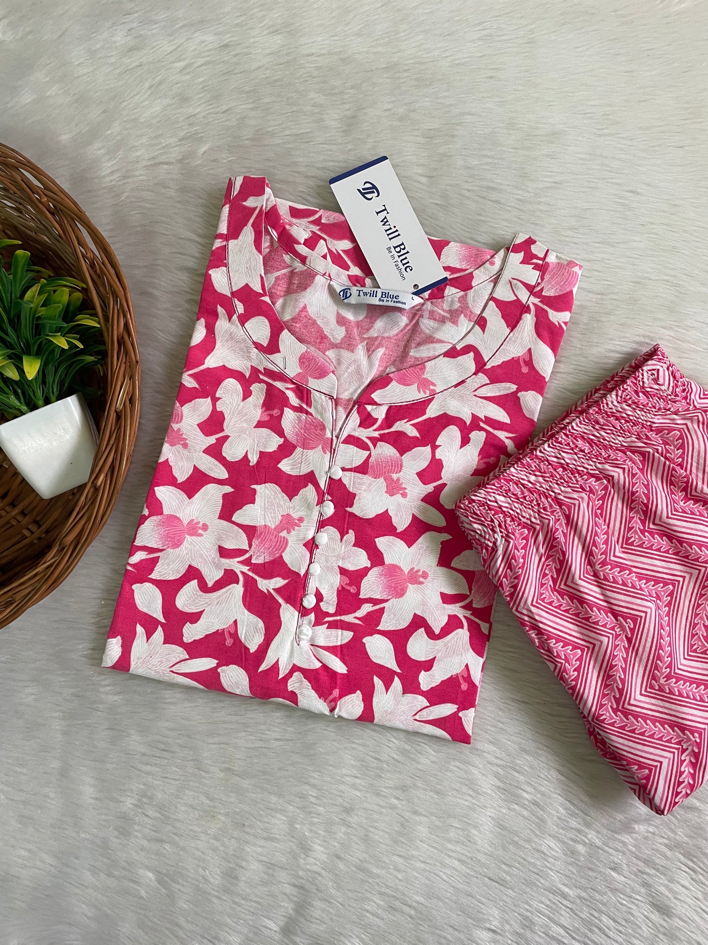 Cotton Kurta Pant Sets