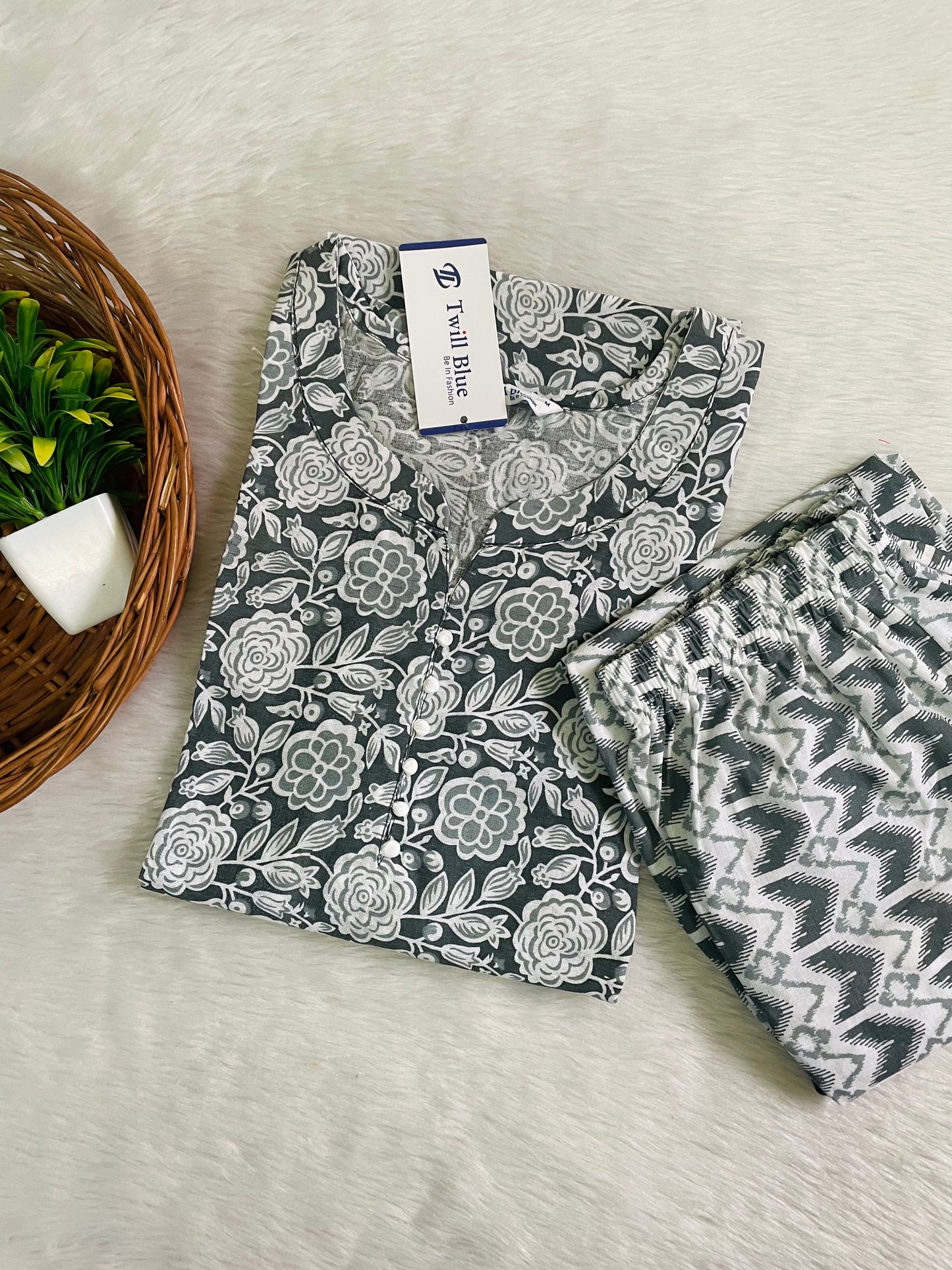 Cotton Kurta Pant Sets