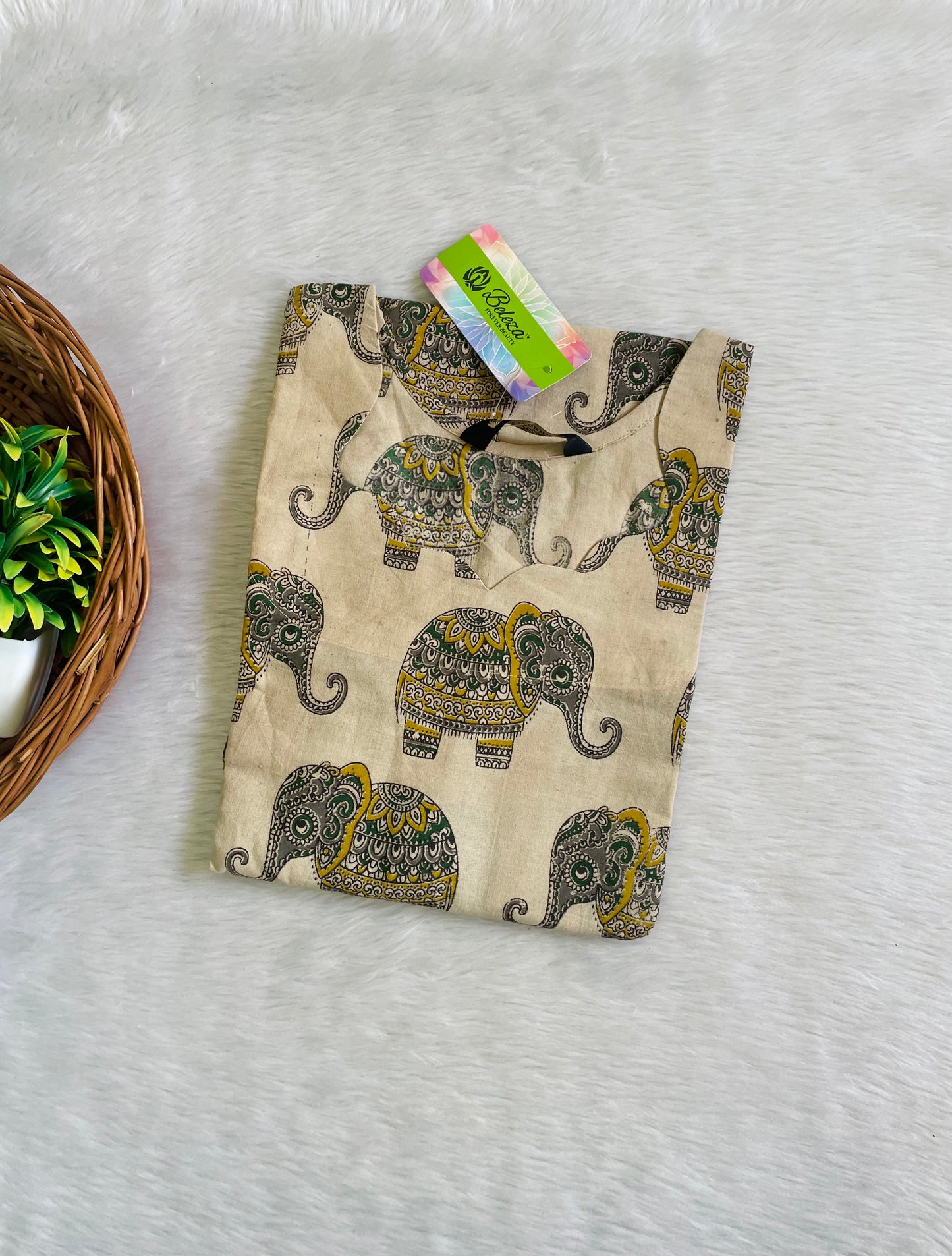 Cotton Kalamkari Kurtis