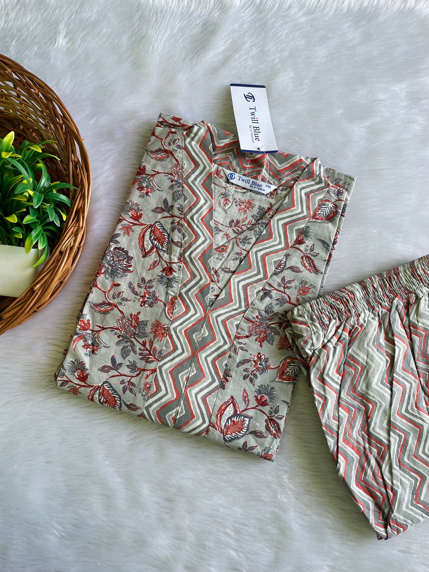 Cotton Kurta Pant Sets