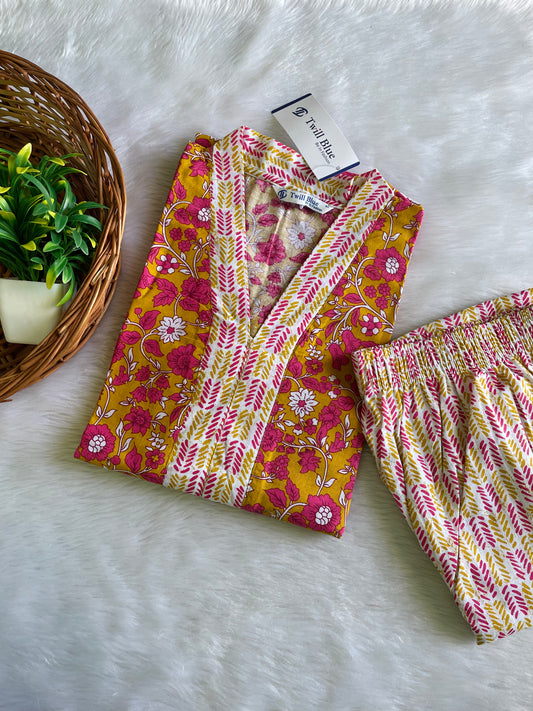 Cotton Kurta Pant Sets