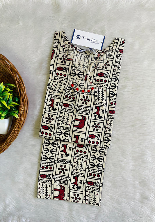 Cotton Kalamkari Kurtis