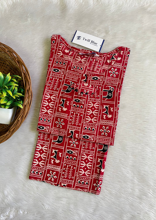 Cotton Kalamkari Kurtis