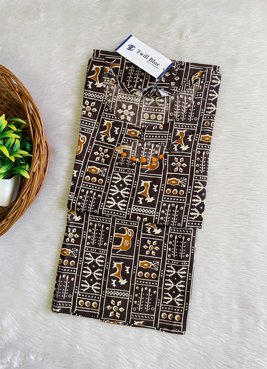 Cotton Kalamkari Kurtis