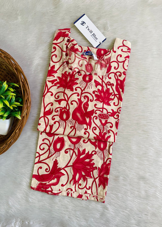 Cotton Kalamkari Kurtis