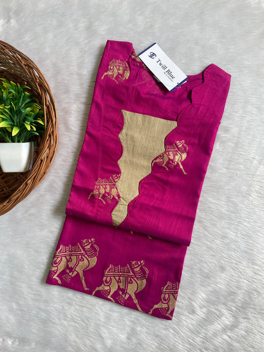Festive Buti Silk Kurtis
