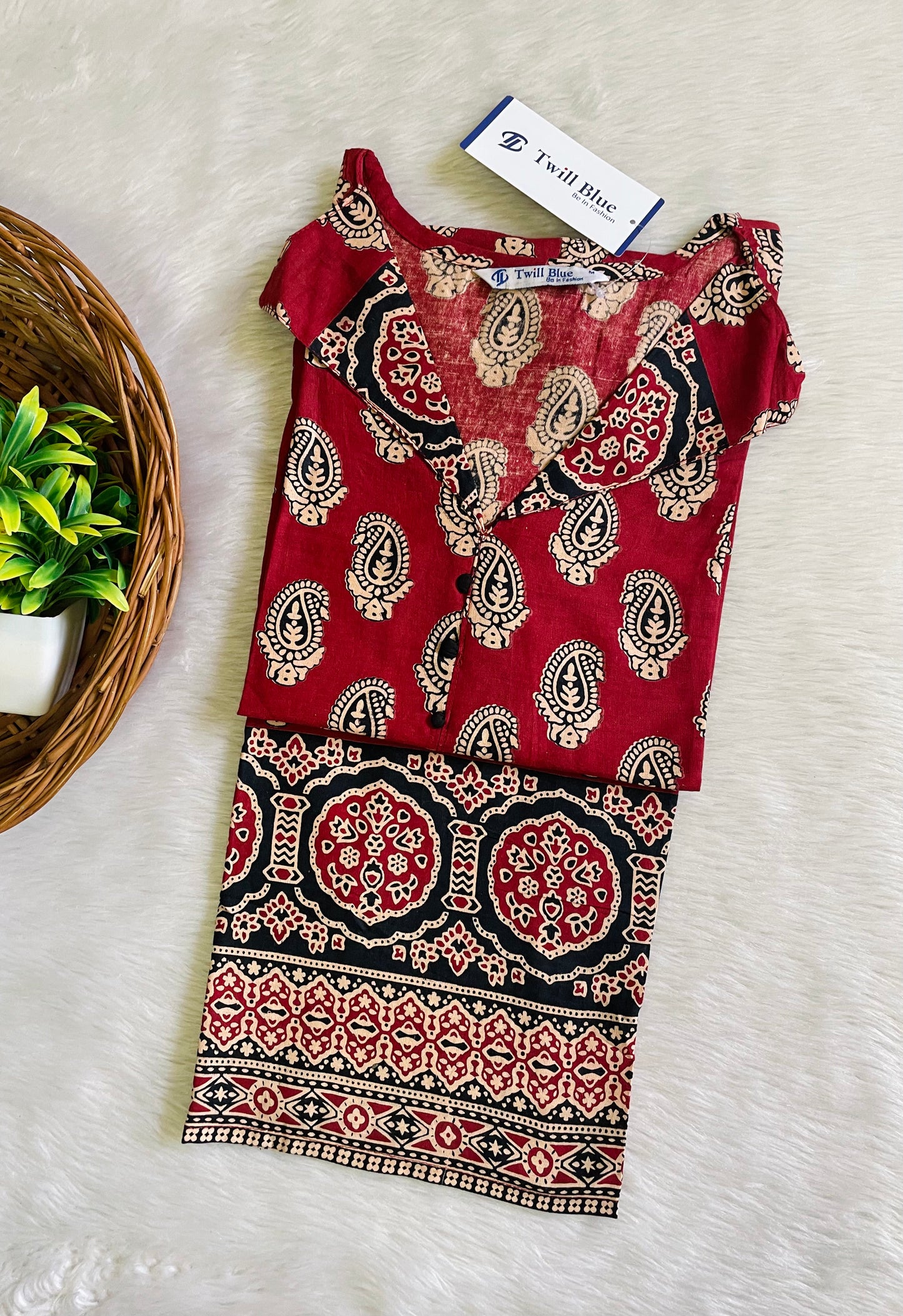 Cotton Kalamkari Kurtis