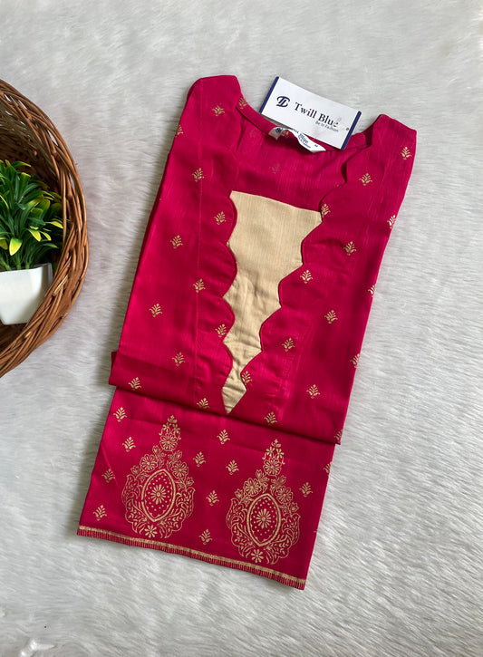 Festive Buti Silk Kurtis