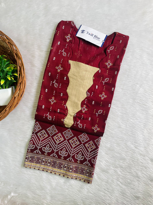 Festive Buti Silk Kurtis