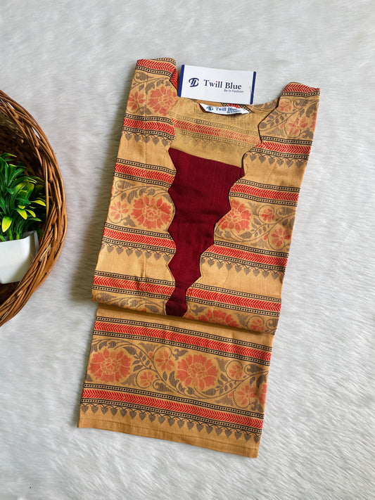 Festive Buti Silk Kurtis