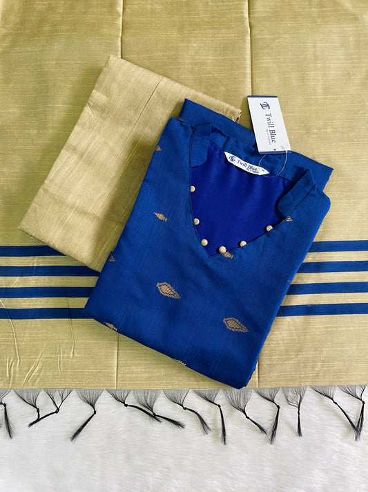 Festive Silk Cotton 3pc Kurta Sets