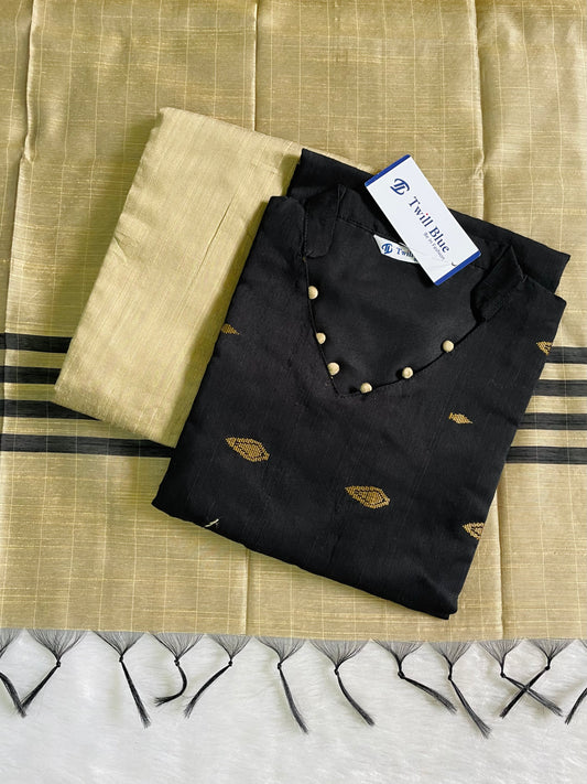Festive Silk Cotton 3pc Kurta Sets