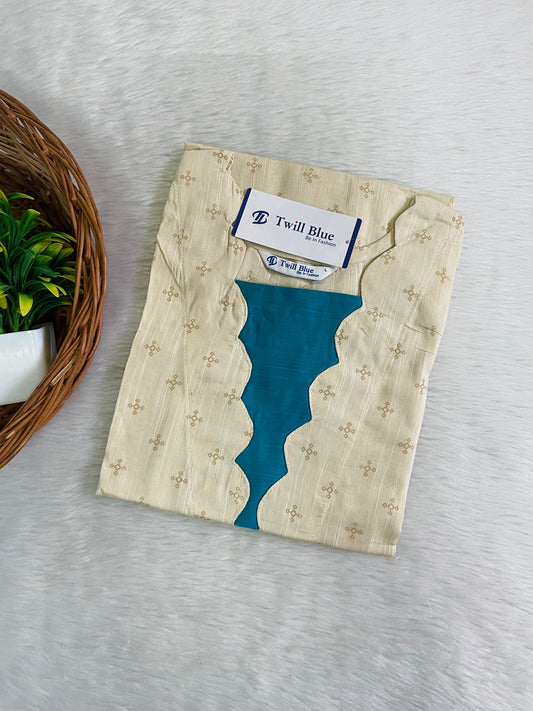 Festive Buti Silk Kurtis