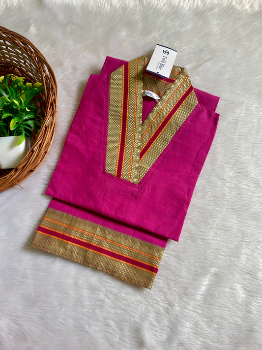 Chettinad Cotton Silk Kurtis