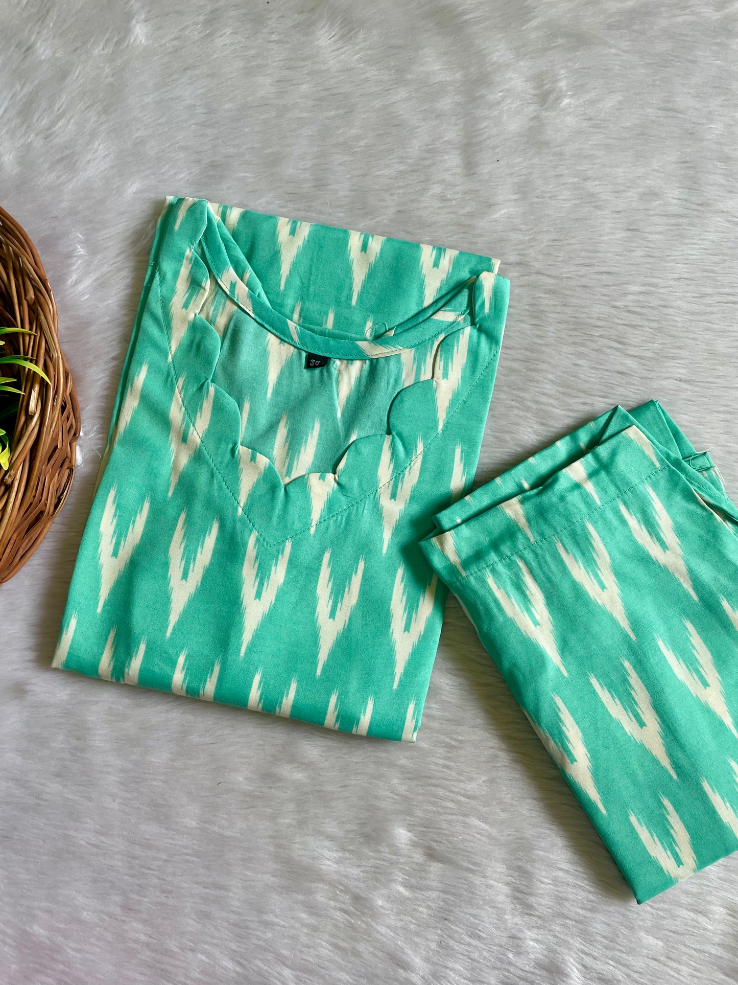Ikkat Cotton Co-ord Sets (JOY057)
