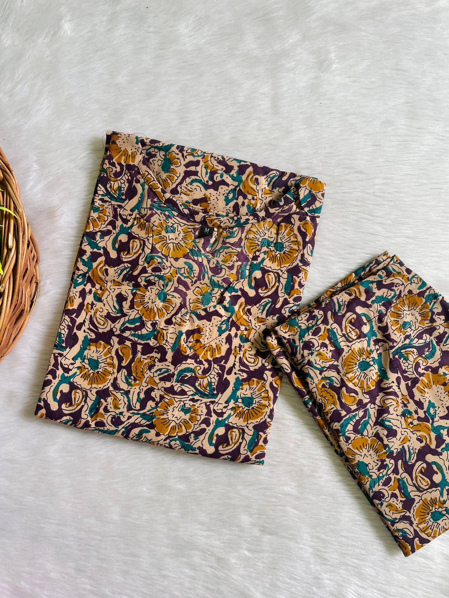 Kalamkari Cotton Co-ord Sets (JOY057)