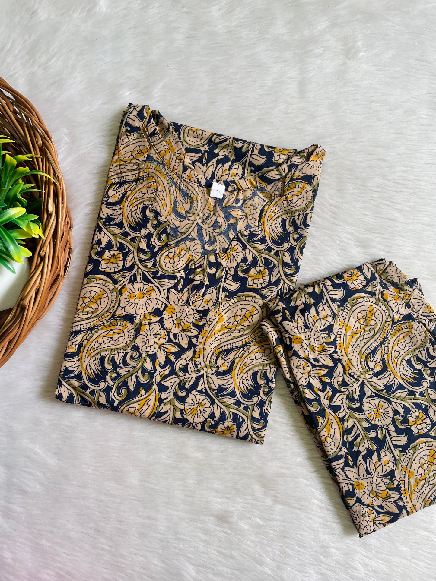 Kalamkari Cotton Co-ord Sets (JOY057)