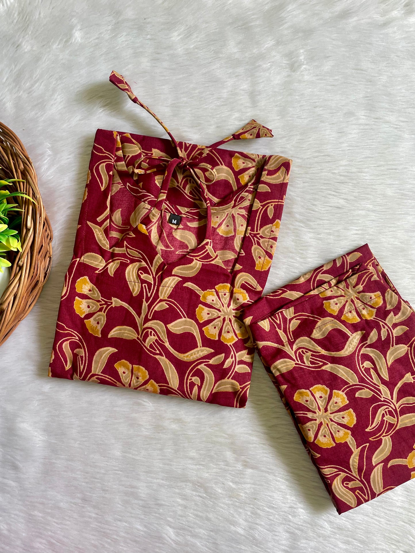 Kalamkari Cotton Co-ord Sets (JOY057)