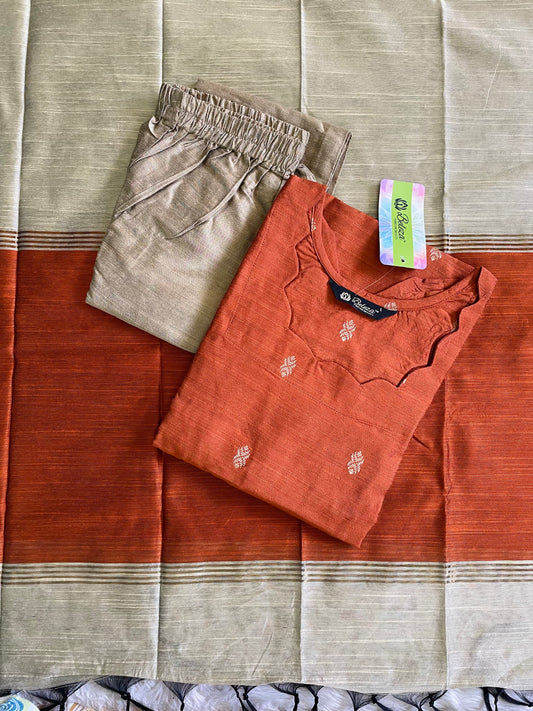 Premium Raw Silk Kurta Sets (JOY047)
