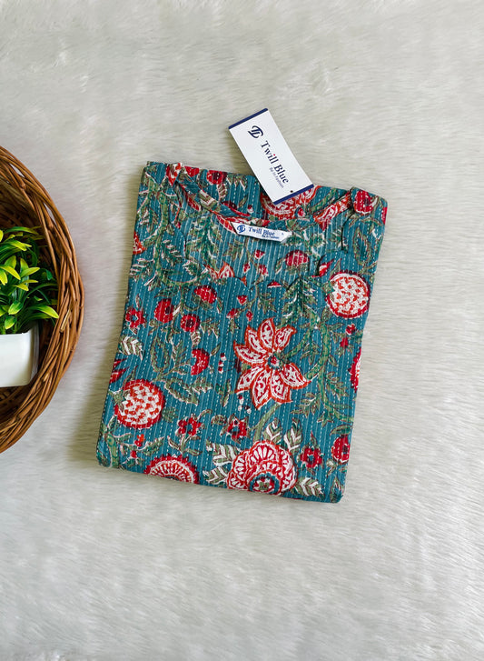 Kantha Cotton Kurtis