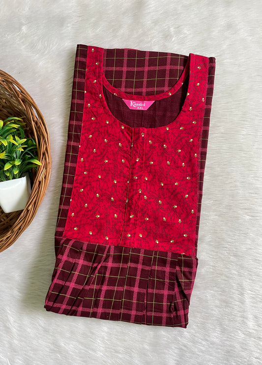 Frock Model Nighty (Red)