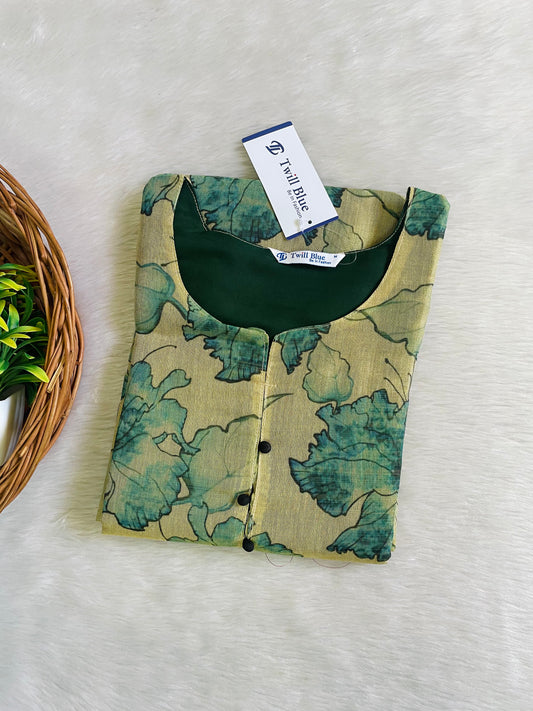 Tissue Silk Kurtis