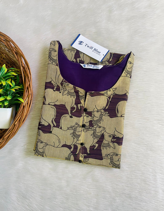 Tissue Silk Kurtis