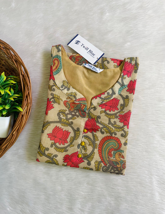 Tissue Silk Kurtis