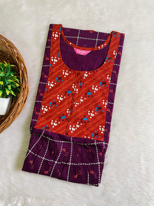 Frock Model Nighty
