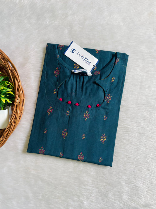 Festive Vertican Silk Kurtis
