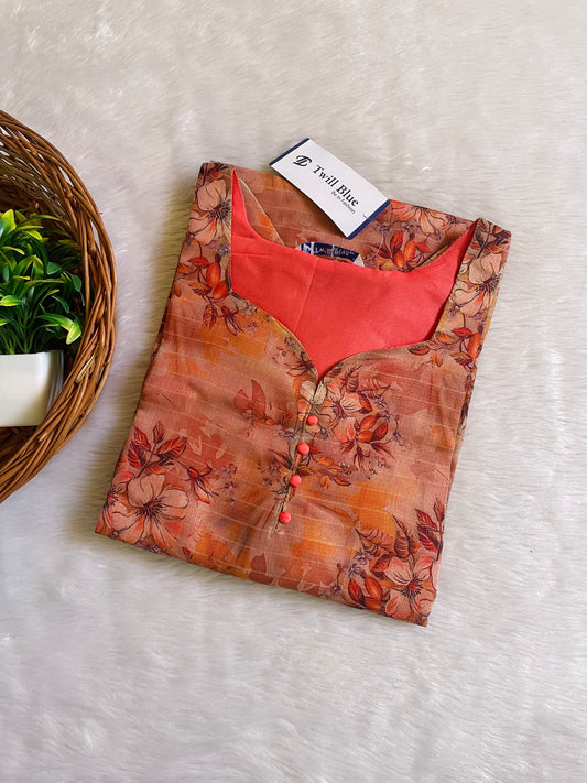 Tissue Silk Kurtis