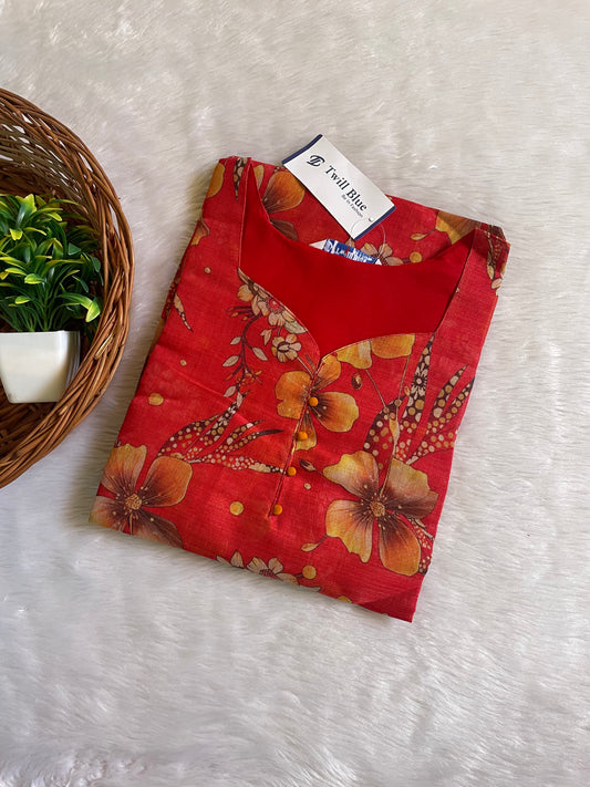 Tissue Silk Kurtis