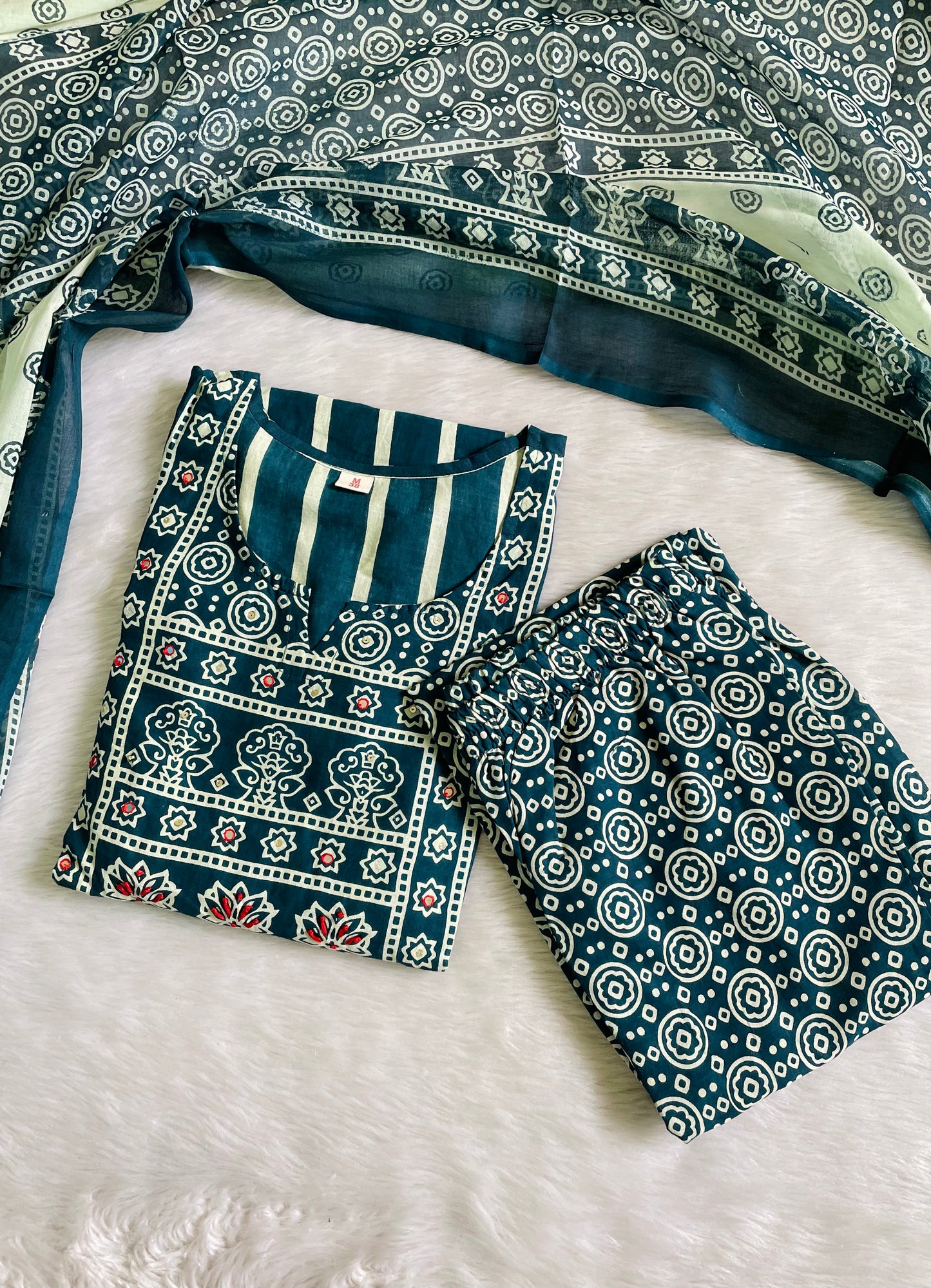 Pure Cotton Kurta Sets (JOY046) (BL)