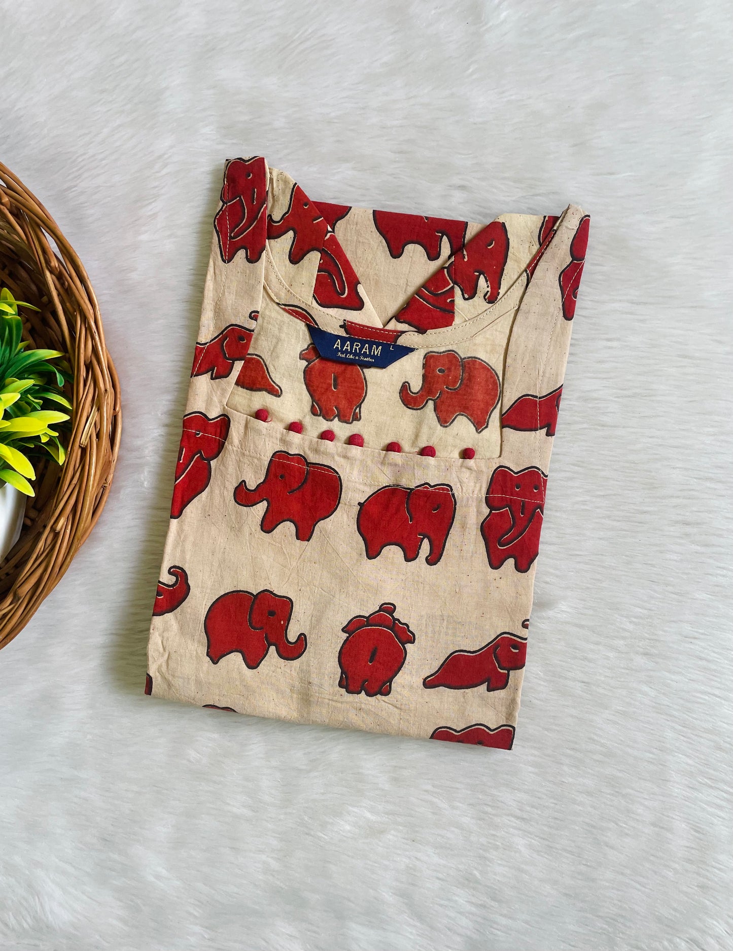 Cotton Kalamkari Kurtis