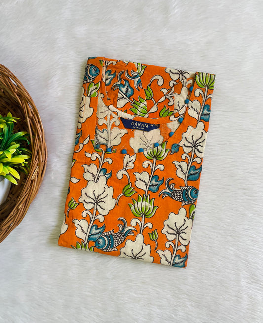 Cotton Kalamkari Kurtis