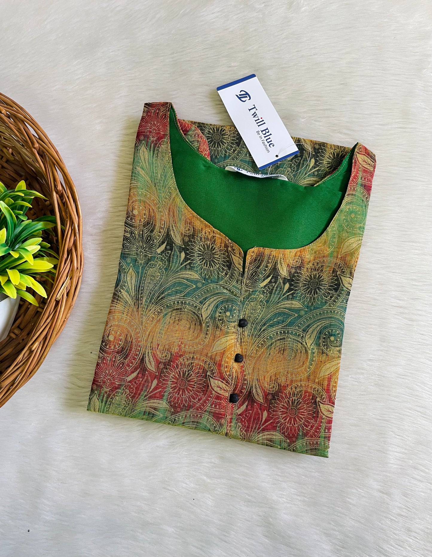 Tissue Silk Kurtis