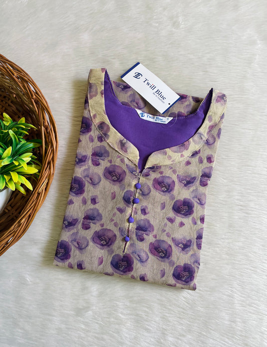 Tissue Silk Kurtis