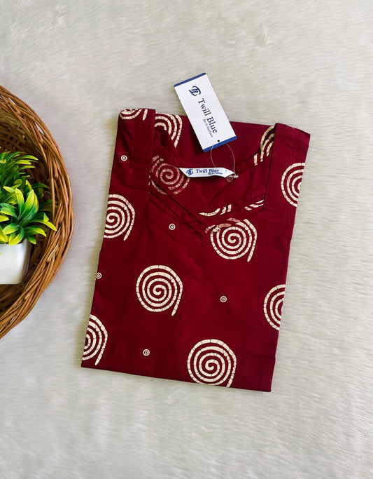Premium Dhabu Cotton Kurtis