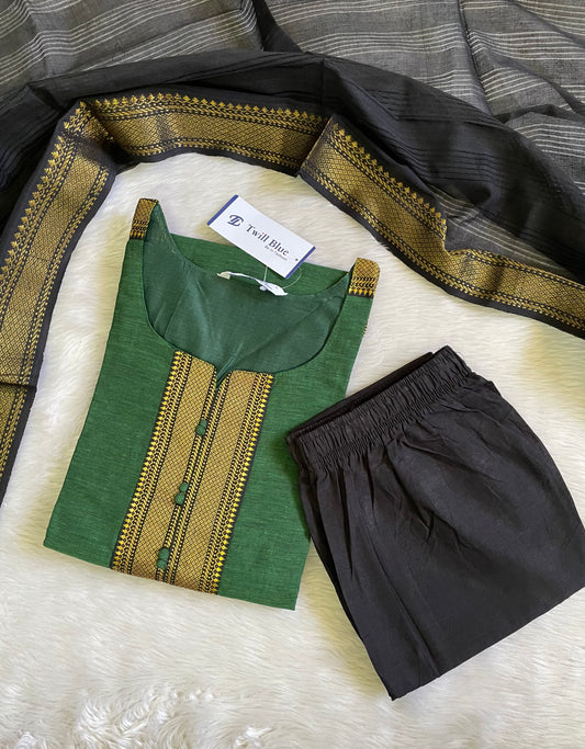 Premium Chettinad Cotton Kurta Sets (JOY060)